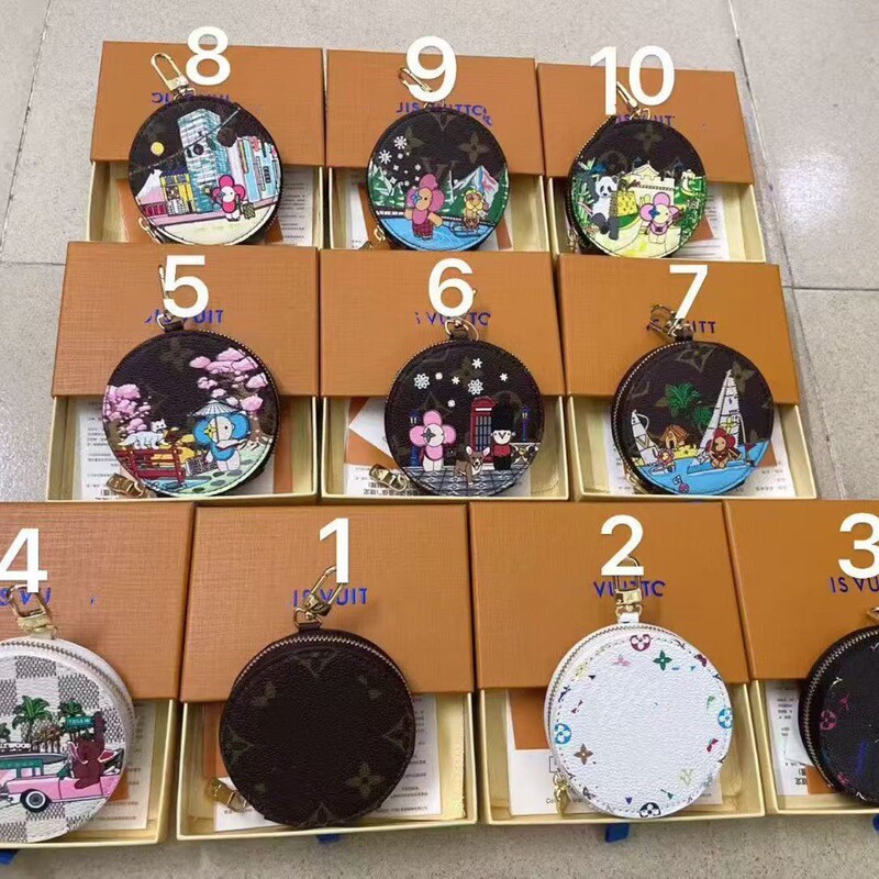 Donkey Brand Presbyopic Round Cake Bag Pendant Small Round Bag Round Bag Hook Coin Earphone Bag Key Bag