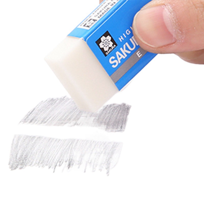 Importado japonés flor de cerezo marca arte borrador limpio no-Marca de imagen de cuero para estudiantes de primaria resaltar boceto