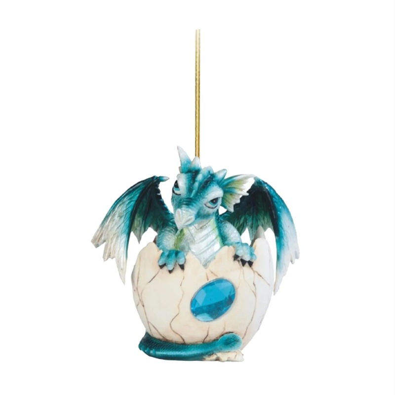 Acrílico Navidad lindo dragón bebé adornos Navidad árbol encanto decoración 2024 Año Nuevo decoración regalo