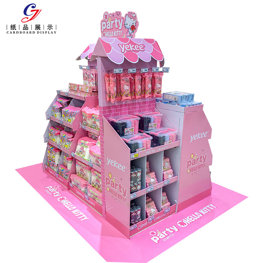 食品展示架纸制