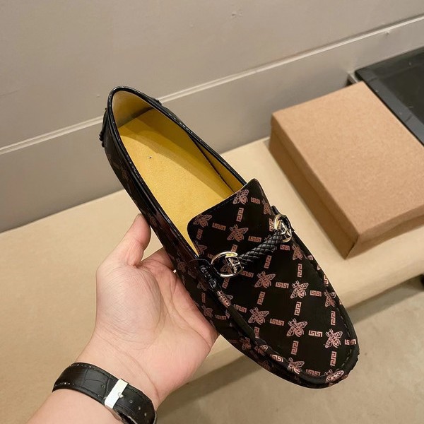 2025 estación europea nuevo Bean zapatos de hombre primavera-verano moda hombre zapatos de zapato transfronterizos zapatos casuales zapatos de conducción de un pie