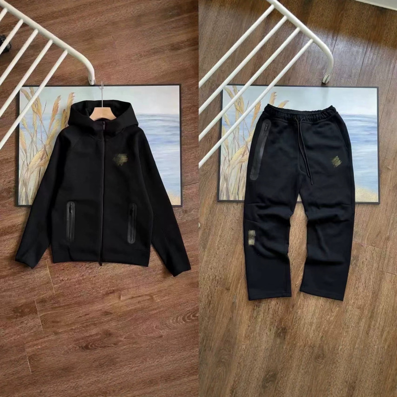 Cross-Border In-Stock Spring and Autumn Men's Nocta Collaboration American Version Tech Casual Sports Zip-Up Hoodie and Sweatpants Set Cross-Border In-Stock Spring and Autumn Men's Nocta Collaboration American Version Tech Casual Sports Zip-Up Hoodie and Sweatpants Set