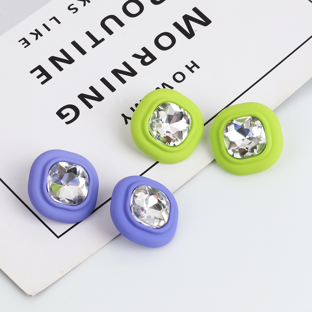 Fashion Geometric Arylic Three-dimensional Womenu0027S Earrings 1 Pair