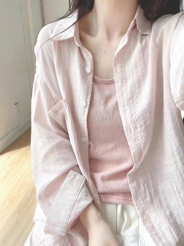 夏季苎麻衬衣老钱风衬衫棉麻亚麻厅里厅气上衣丁达尔薄款防晒衬衣|undefined