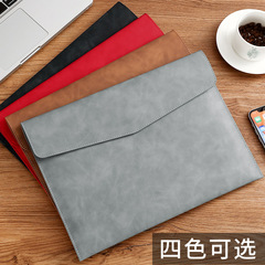 Document bag A4 storage document manager folder leather business office stationery information archive bag 4S sales contract package