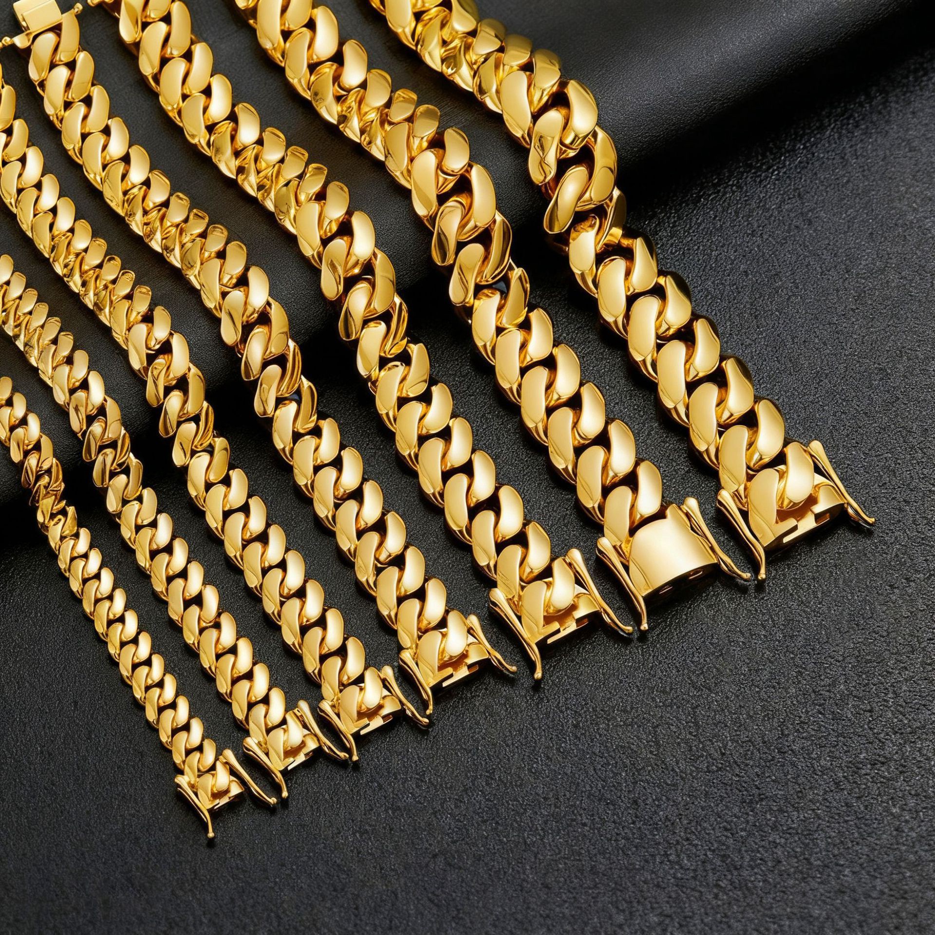 Boucle de ceinture pour homme en acier inoxydable poli, plaqué or, avec motif tête de dragon, finition lisse, 6-22 mm._voghion.com
