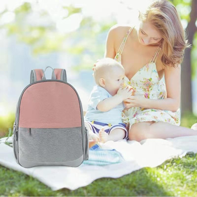 Cross border Amazon Explosive money fold Baby bed Mummy Bag Baby knapsack multi-function Mother bag Mosquito net Backpack