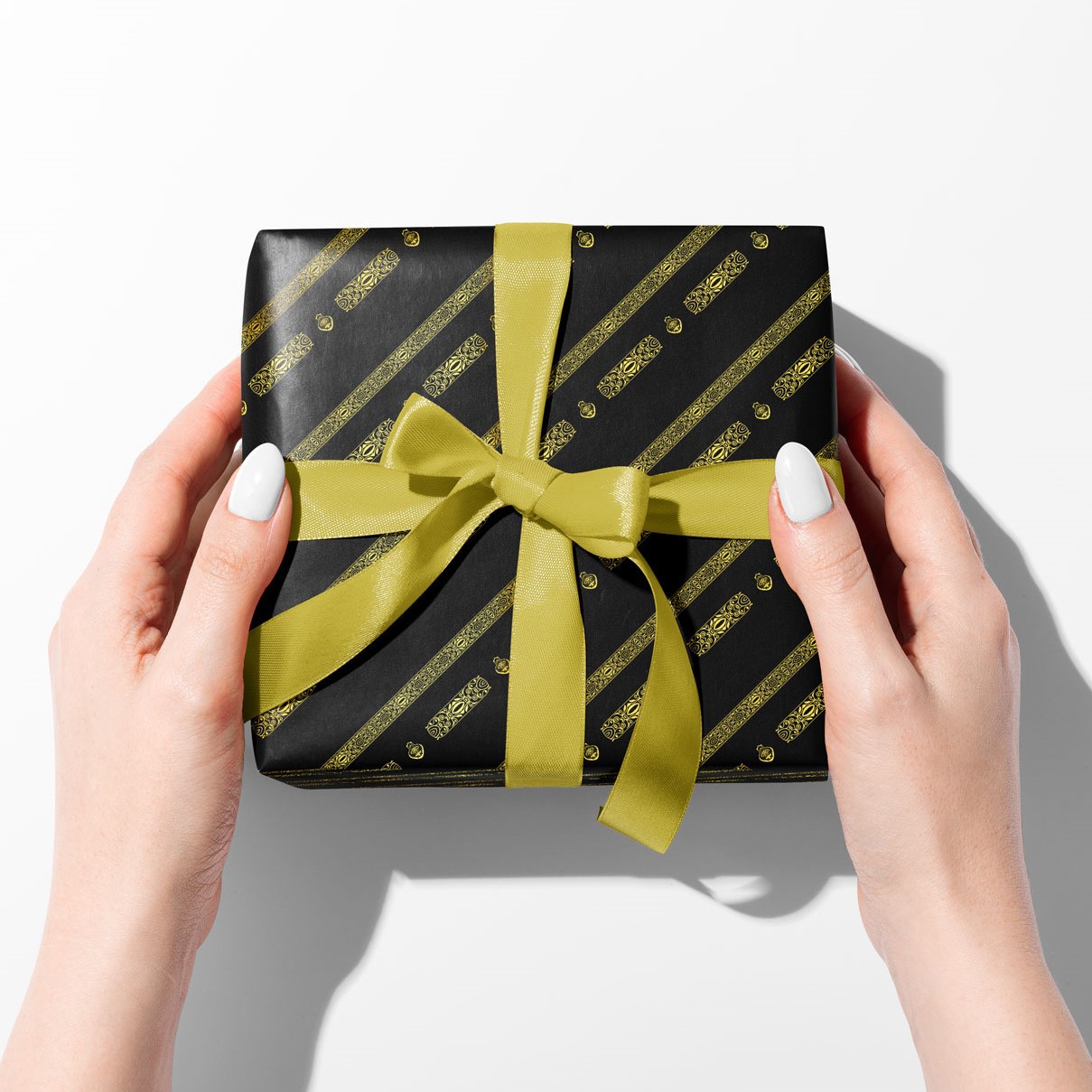 中东Umrah克尔白黑金印刷礼品包装纸