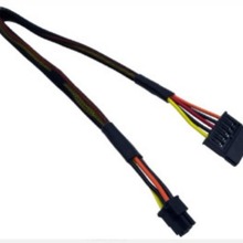 适用于戴尔vostro成就 3668 3667sata硬盘电源连接转接线加编织网