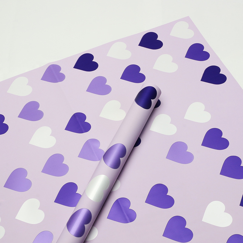Huaxi Neon Love Papel de embalaje de flores Película perlada impermeable Paquete de regalo Papel de flores Papel Ouya Floristería Material de ramo image 11