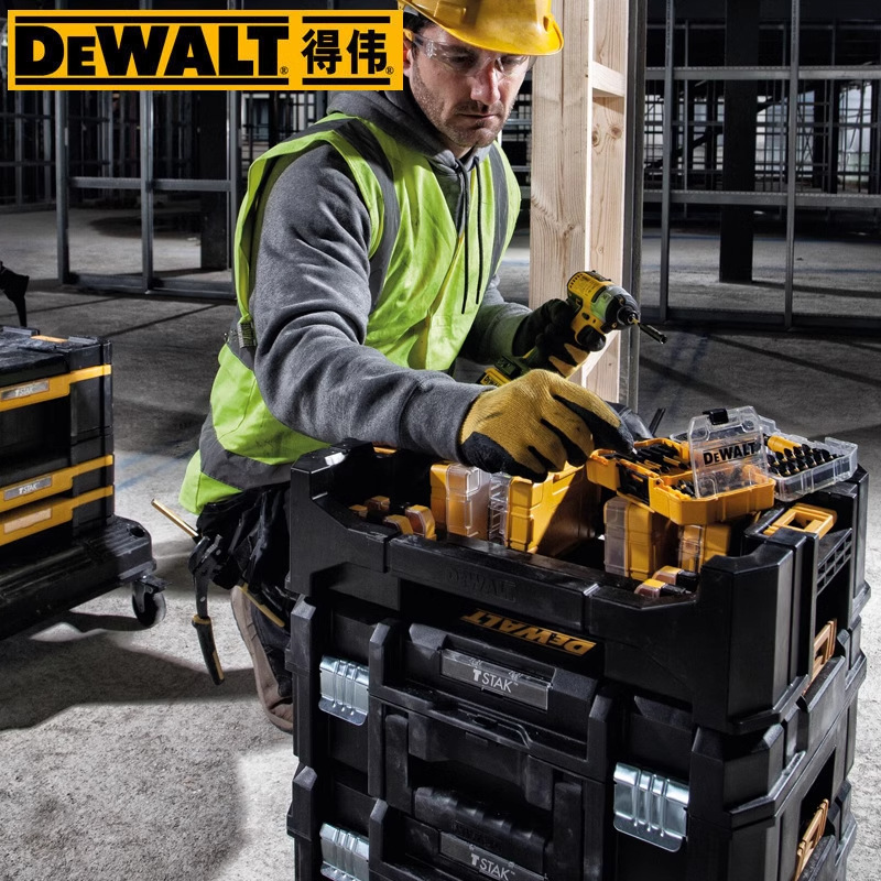 Caja de piezas de la serie Dewei Lingwei, accesorios de hardware transparentes, piezas, caja de herramientas, caja de almacenamiento de broca por lotes dividida