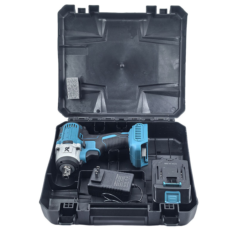 Llave de impacto de batería de litio de mano para el hogar Llave eléctrica portátil Llave sin escobillas de grado industrial de gran torque fábrica