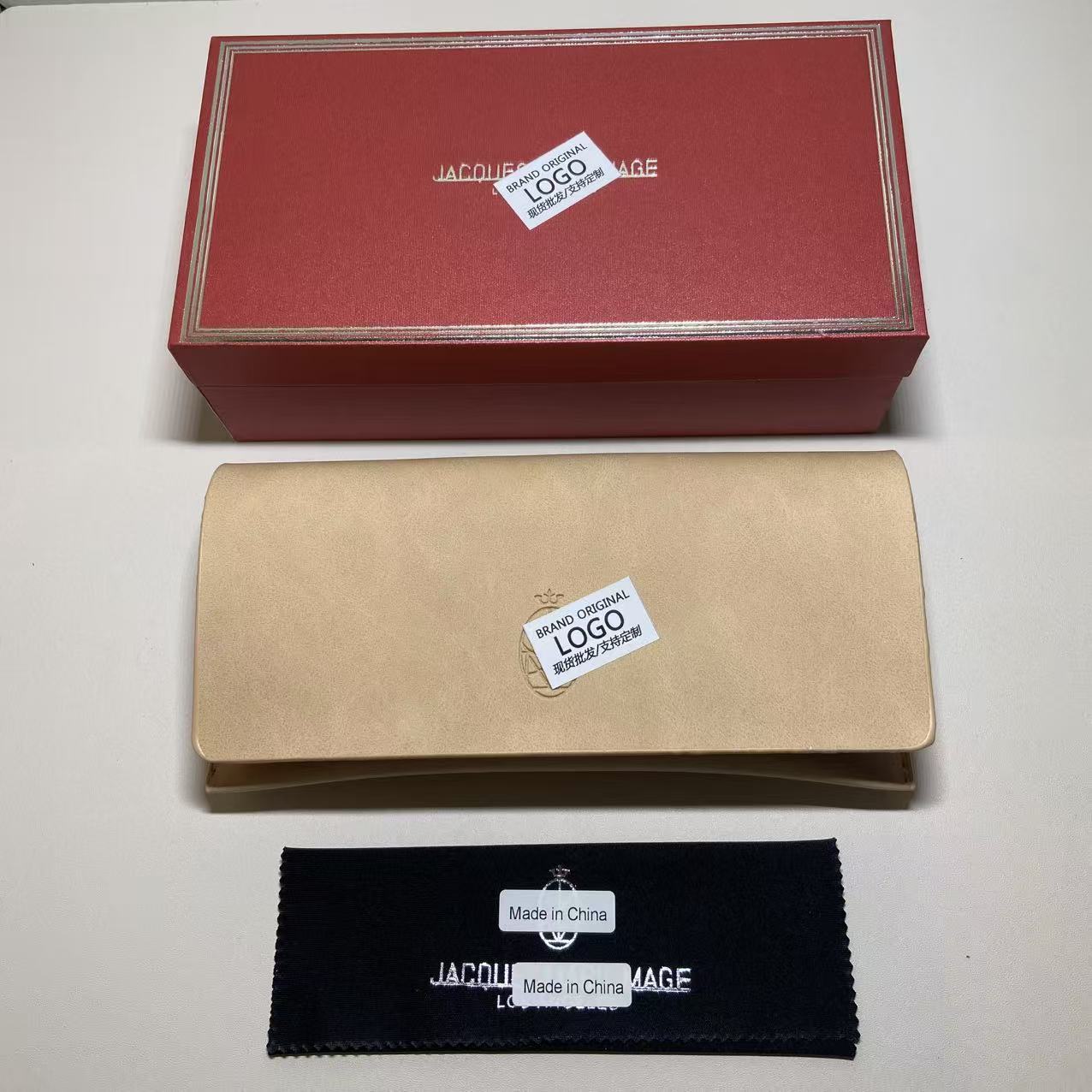 Mayorista de marca de alta calidad Xiaoxiang caja de gafas de sol conjunto completo de moda caja de embalaje de gafas de sol alta calidad