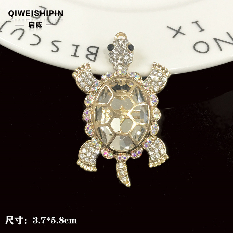 启威新款动物乌龟青蛙配饰 包包汽载出风口钥匙扣配件 合金配件|undefined