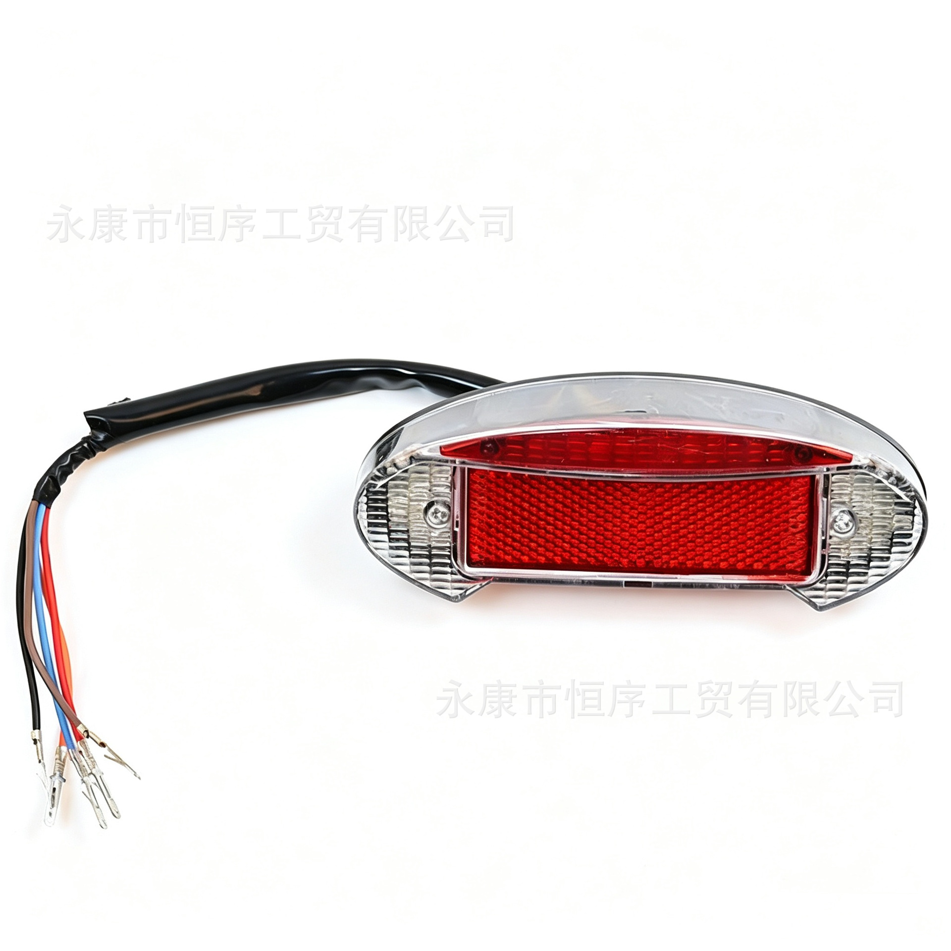 Cross-Border Off-Road Motorcycle Modification Parts Five-Wire Led Warning Signal Rear Tail Light 12V Brake Light
