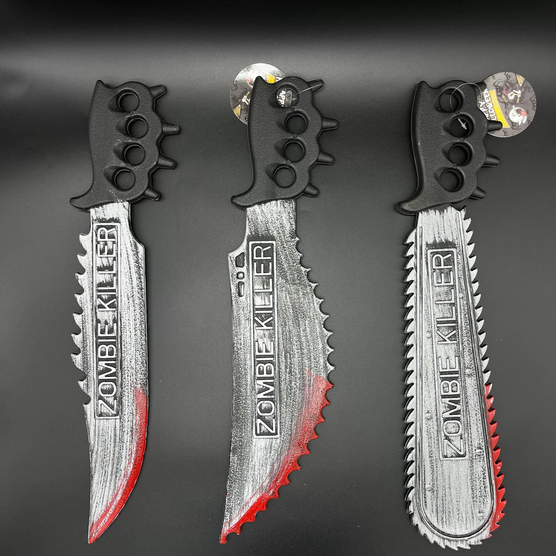 Хэллоуин Призрак партии косплей реквизит хитрые кровавые игрушки пластиковый зомби бензопила острый нож