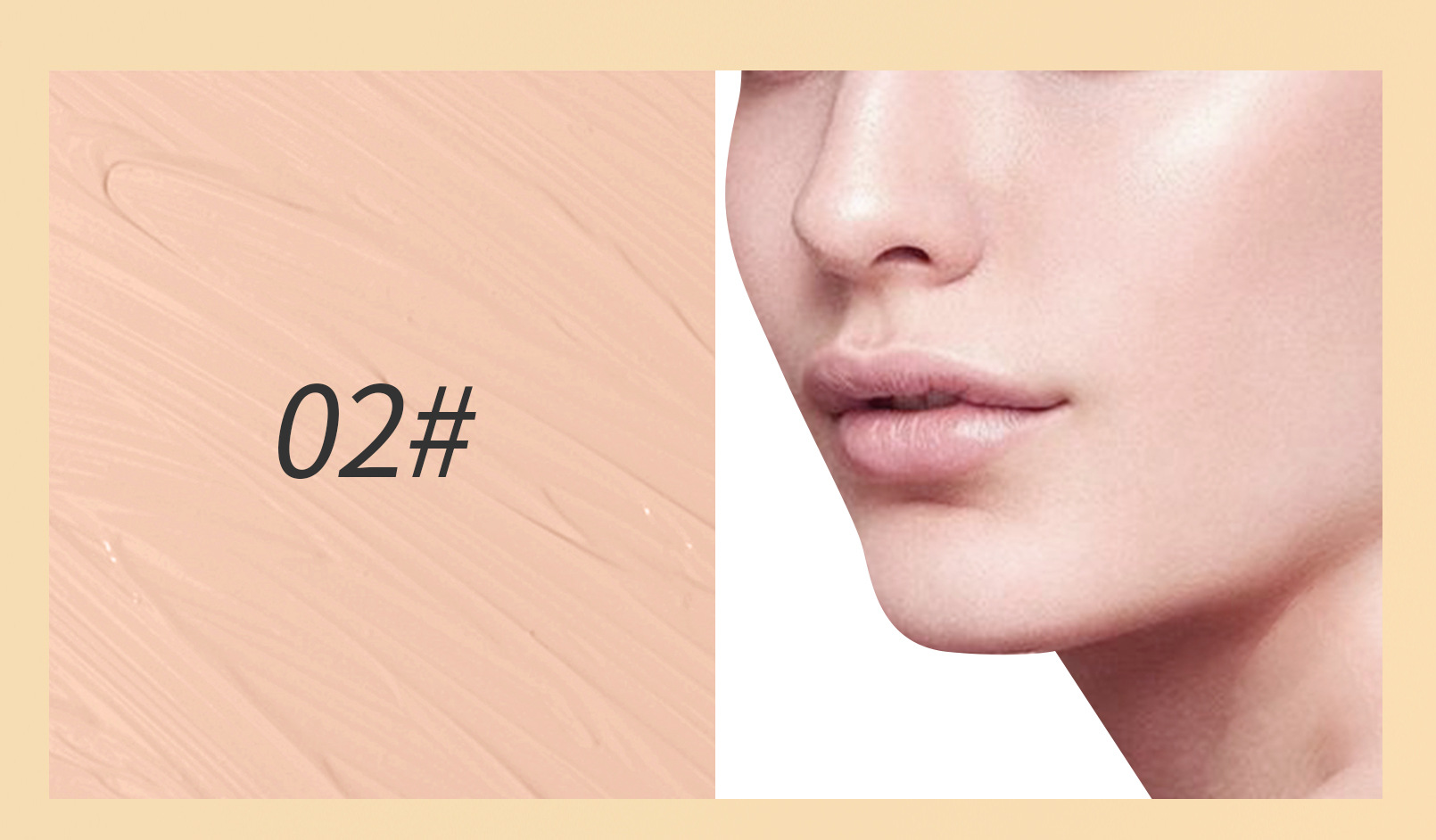 Hellokiss Concealer Foundation Moisturizes, adheres well and naturally brightens the wheat bronze color. Temperature-adjustable Foundation cross-border undefined