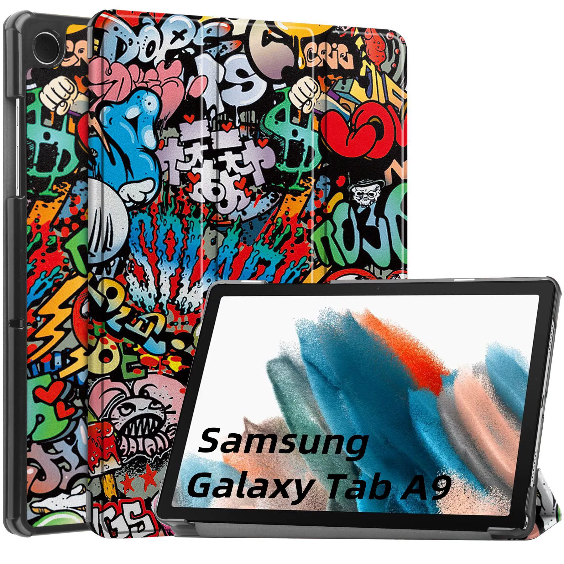 Подходящий для Samsung TAB A9 Plus 2023 планшета защитный чехол-оболочка A9 11-дюймов скидка 3% Замок кожаный чехол