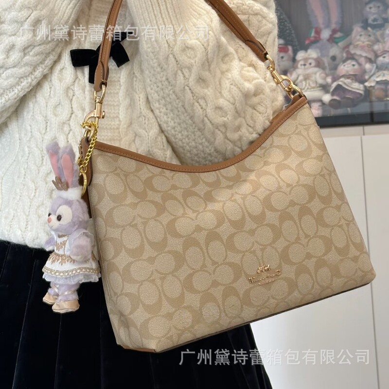 Koujia's New Laurel Wandering Bag Genuine Leather Shoulder Armpit Bag Versatile Satchel Large Capacity Commuter Bag Crossbody Bag