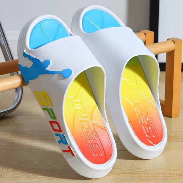 Slippers men's outdoor wear durable summer student dormitory versatile home bathroom bath non-slip platform couple sandals