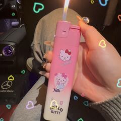 【一件代发】卡通巨无霸超大号打火机凯蒂猫草莓熊打火机加长加大