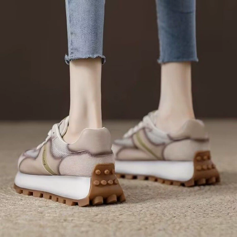 Износостойкие туфли Forrest Gump для женщин, лето 2025, новые супер популярные повседневные спортивные туфли для пап, универсальные популярные дышащие женские кроссовки для бега