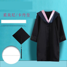 学士服毕业礼服大学生柔美尼卡丹皇学院风文理工科学位硕士博士服