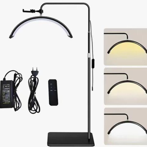 Amazon 24inch Half-Moon Beauty Lamp Tattoo Nail Art Eyebrow Tattoo Eyelash Lamp Led Eye Protection Floor U-Shaped Fill Light Amazon 24inch Half-Moon Beauty Lamp Tattoo Nail Art Eyebrow Tattoo Eyelash Lamp Led Eye Protection Floor U-Shaped Fill Light