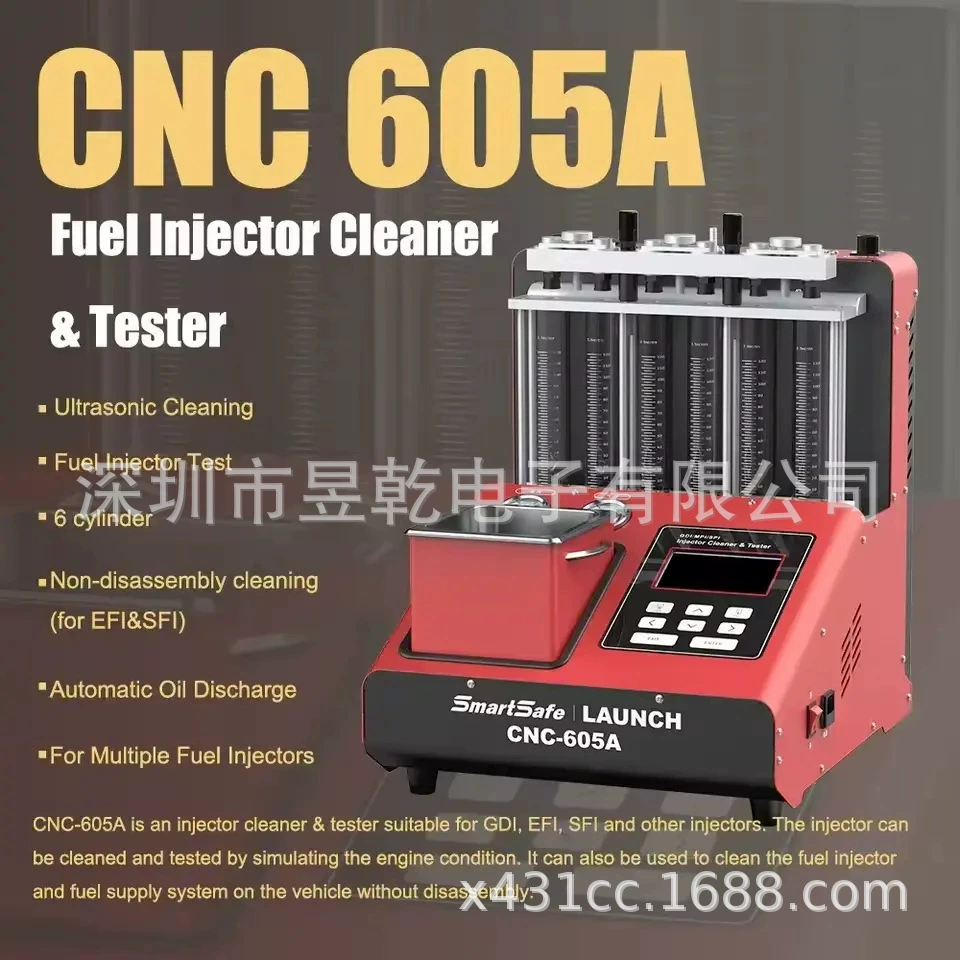 Launch CNC605A CNC-605A Injector Автомобиль с прямым впрыском GDI форсунки обнаружения очистки