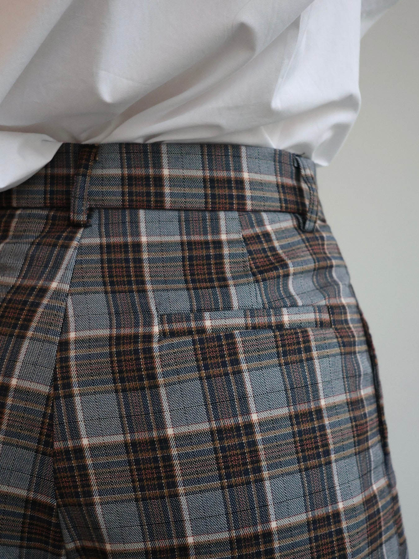 Comercio exterior de Europa y América ropa de mujer retrógrada pantalones de piernas anchas de cintura alta sueltos pantalones casuales rectos delgados británicos