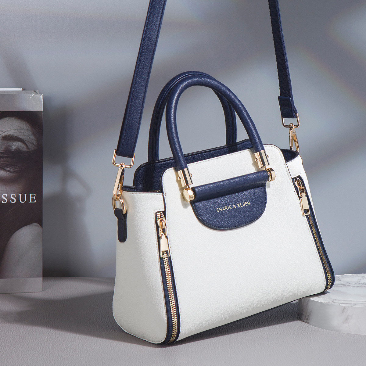 Mother's Day Gift Bag 2022 New Style Atmosphere Middle aged Women's Large Capacity One Shoulder Handbag_voghion.com