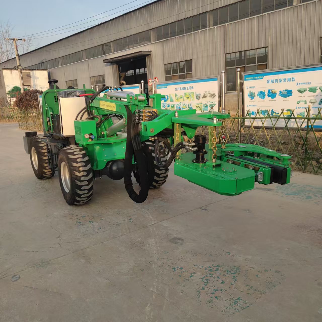 装载机式摇果机 多功能果实收获机  果园震动摇果树