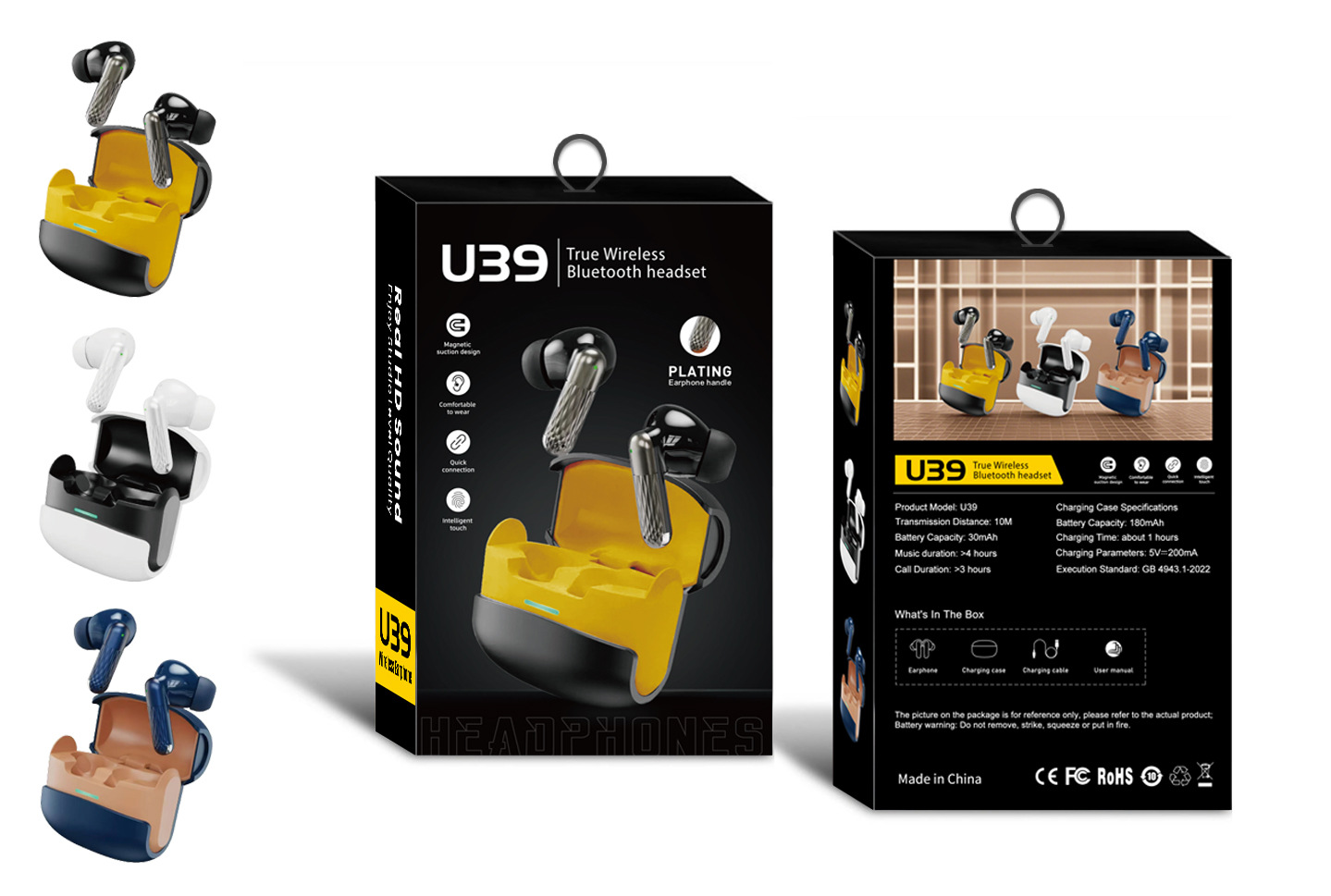W919 negro amarillo