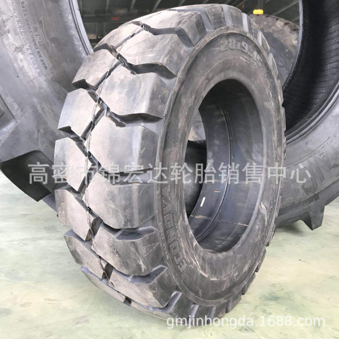 3吨叉车轮胎改装  前轮28*9-15改28*12.5-15 后轮650-10改23*9-10