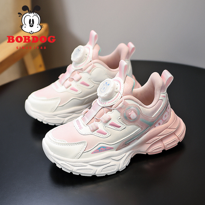 Zapatillas deportivas informales Babudou para niñas grandes, zapatillas transpirables de malla para primavera y otoño