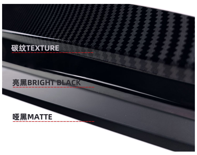 Suitable for Sedan Universal Rear Wing Without Drilling, Legal Modification for Lynk & Co 05 Exterior Rubber Blade Spoiler