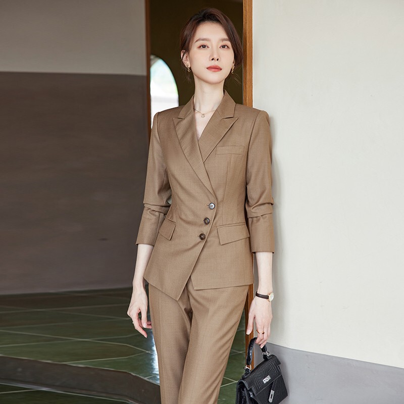 2026 Spring and Autumn New Style Suit Professional Suit Elegant Commuting Formal Wear Casual Long-Sleeved Suit Jacket Women's Workwear