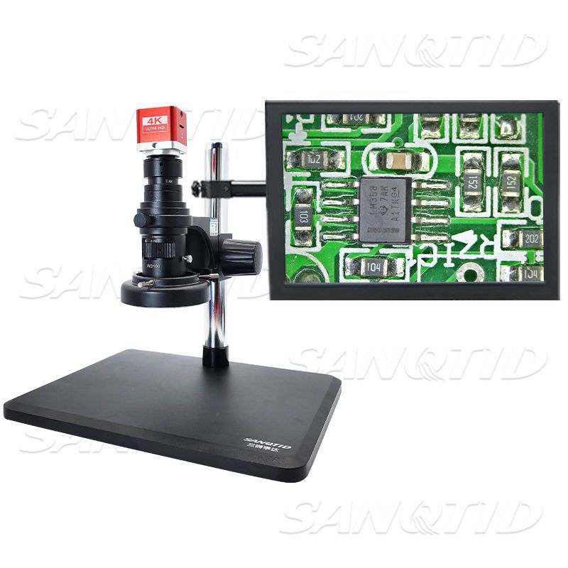 三锵泰达超清4K电子视频显微镜 3D数码拍照测量工业CCD相机显微镜