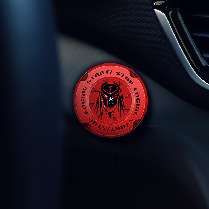 중국의 빨간색과 검은색 그림 - 프레데터 [정면]