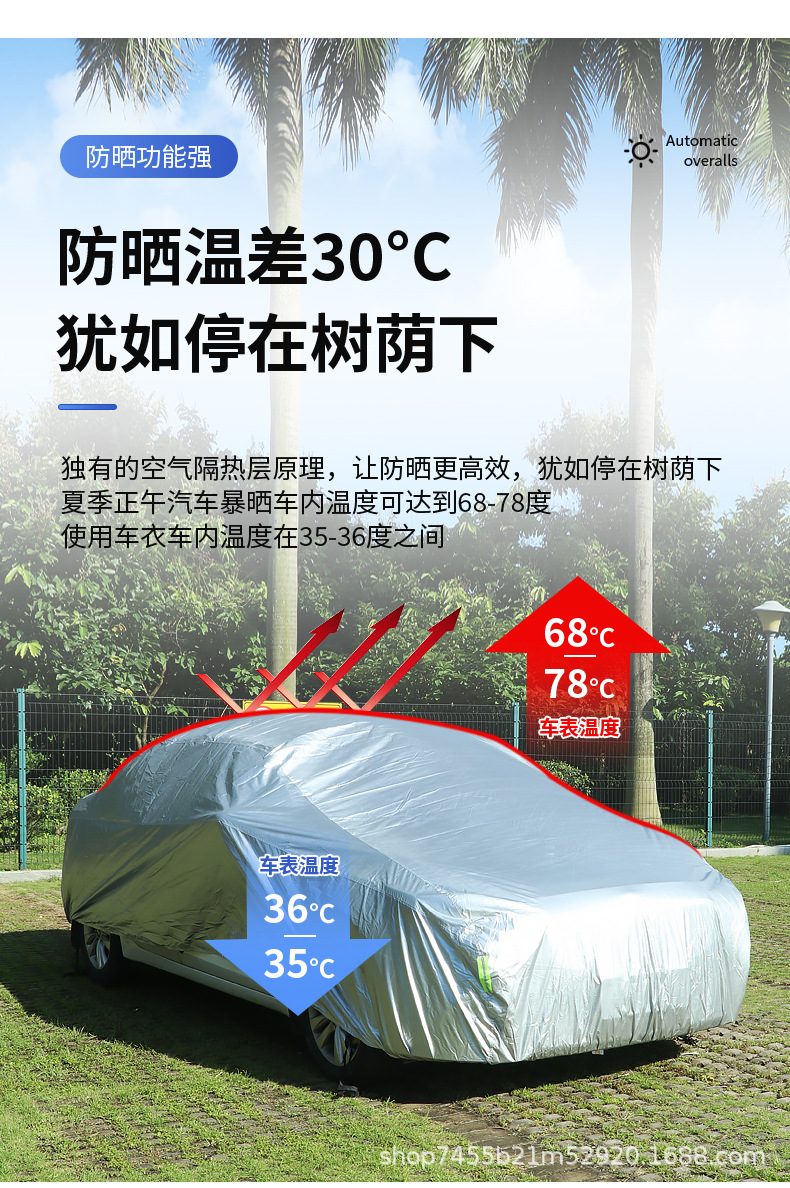 [Lexus Exclusive] Fully Automatic Car Cover for Sun Protection, Rain Protection, Heat Insulation, and Sunshade - Full Coverage