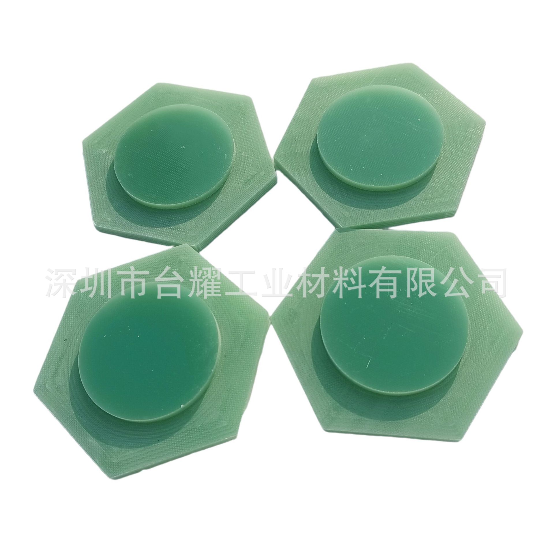 环氧板加工 水绿色玻纤板  纤维板电子绝缘零部件精密加工