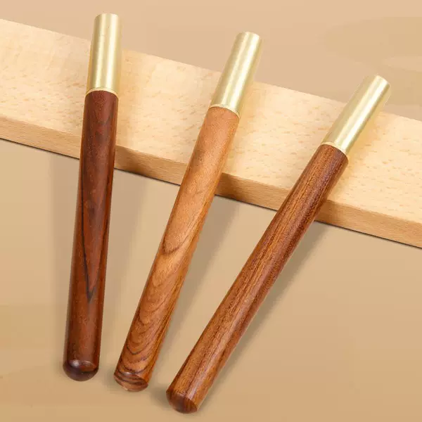 Rosewood pen craft pen sandalwood signature pen gel pen brass Rosewood signature pen advertising pen water pen LOGO lettering