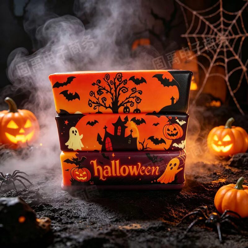 New Halloween Pumpkin Ghost Squishy Toy, Pu Slow Rebound, Super Sticky, Popular Viral Stress Relief Toy