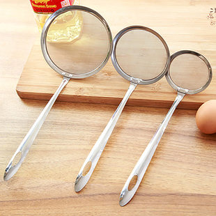 Stainless steel mesh leaky oil segmentation foam filter filter oil spoon fine mesh leak colander fishing spoon