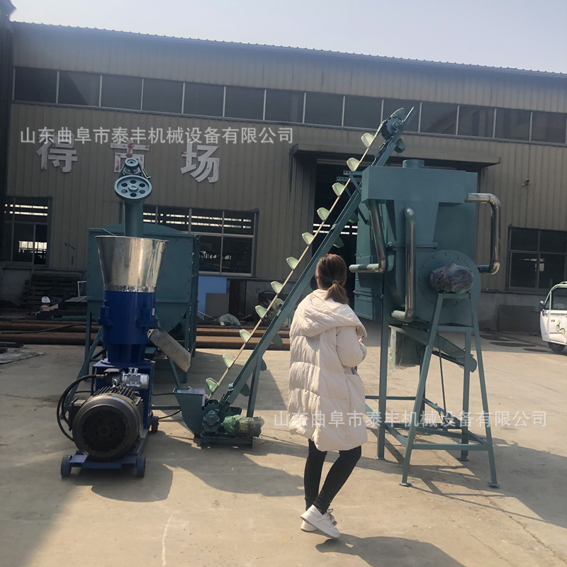 160型牛羊养殖颗粒机 花生谷壳饲料造粒机 农作物杂粮制粒机
