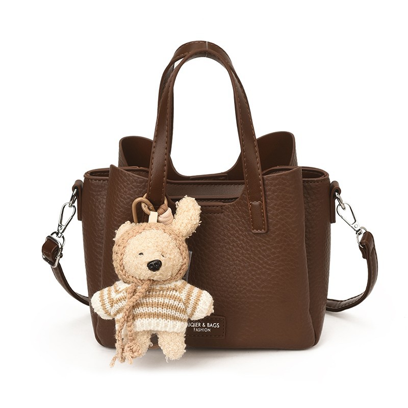 Coreano simple bolso de mano de contraste de color mujer 2026 nueva tendencia de moda de gran capacidad bolso de hombro bolso versátil