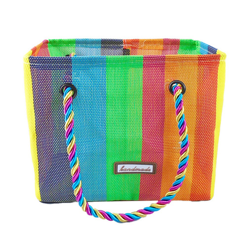 Woven mesh bath bag, men's bath bag, women's portable bath basket, folding bath basket, fitness bath bag, toiletry bag