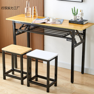 Workshop Stool Factory Assembly Line Operation Stool Work Stool Steel Wood Small Square Stool Fast Food Iron Stool Training Jinpengrui