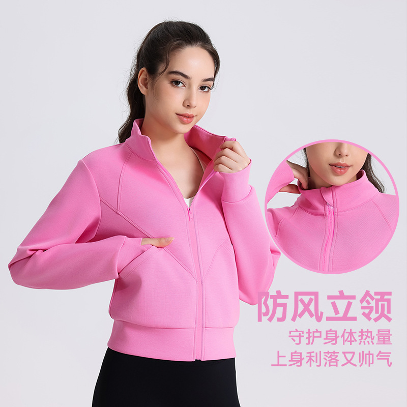 The More Good Autumn and Winter New Warm Hooded Sports Jacket Women's Loose Comfortable Yoga Fitness Casual All-match Sweatshirt for Women