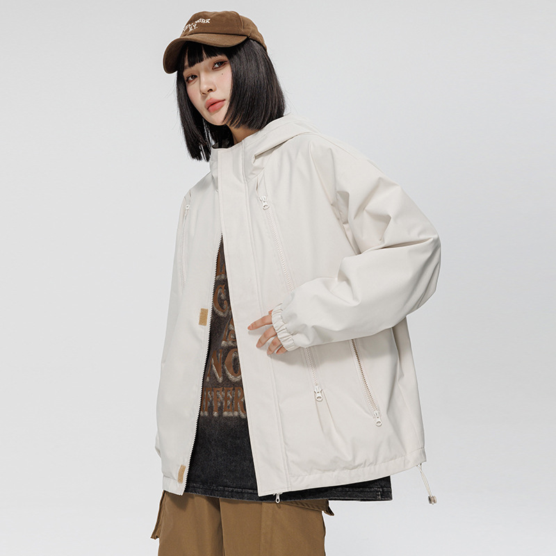 Herrenbekleidungshersteller Pflaumen-Purple-Sauce Purple Mountain Series Outdoor-Angriffsjacke Herren-Dopamin-Farbjacke Einteiler_voghion.com